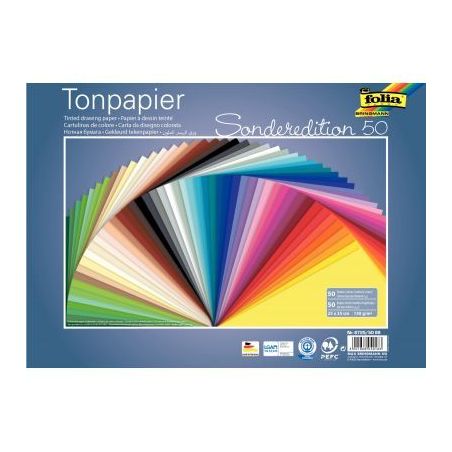 Achetez Paquet de 50 feuilles 130 grammes 25x35cm coloris assortis 6725/5099 pas cher sur Ma Rentré..