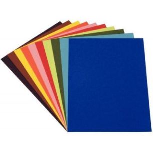 Achetez Paquet de 500 feuilles de papier couleur 120g format 21x29,7cm 10 assortis ASS500 pas cher s..