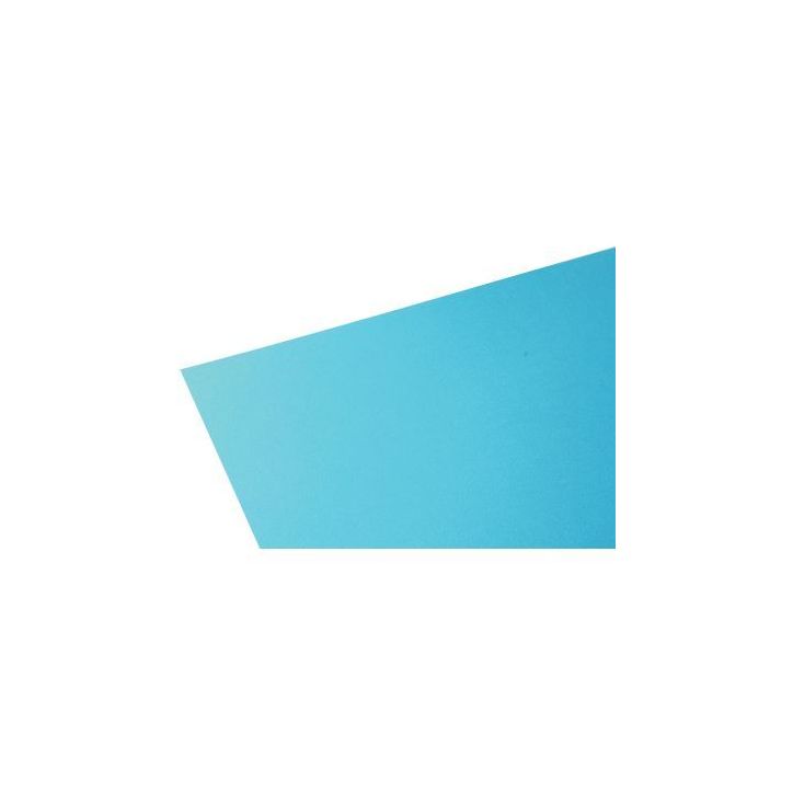 Paquet de 10 feuilles papier dessin couleur format 50x65 cm 160 g turquoise 50X65/160/10T