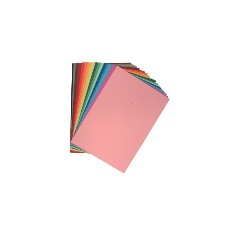 Achetez Paquet de 250 feuilles papier de couleurs 160G couleurs assorties 22736 pas cher sur Ma Rent..