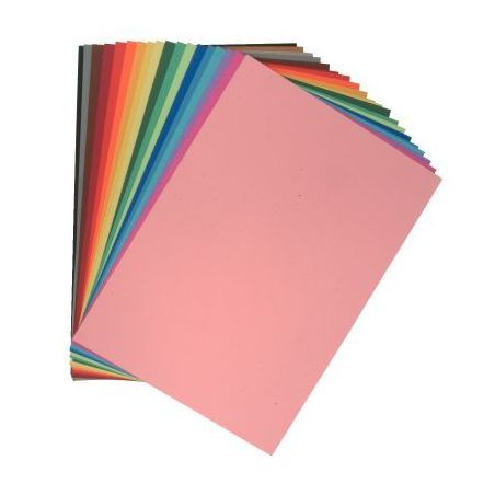 Achetez Paquet de 250 feuilles papier de couleurs 160G couleurs assorties 22736 pas cher sur Ma Rent..