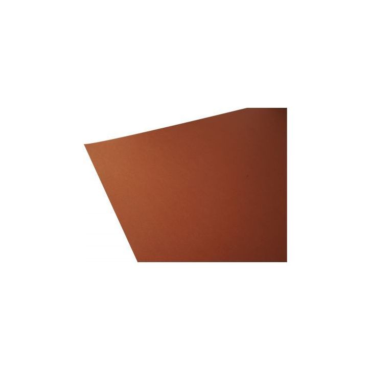 Paquet de 10 feuilles papier dessin couleur format 50x65 cm 160 g chocolat 50X65/16010BR