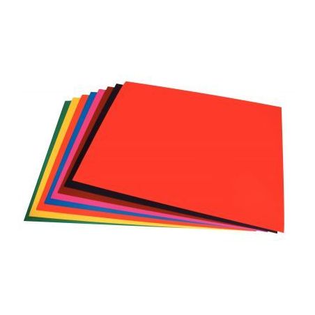 Achetez Paquet 25 feuilles CARTA 210g 50x70 cm couleurs assorties 454299C CLAIREFONTAINE pas cher su..