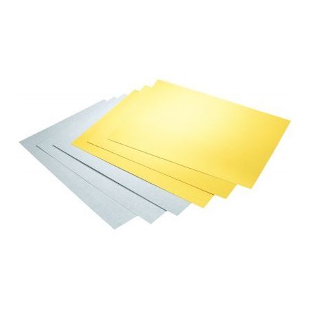 Achetez Bloc de 10 feuilles de carton nacré A4, 300G  : 5 or et 5 argent 611 pas cher sur Ma Rentr ..