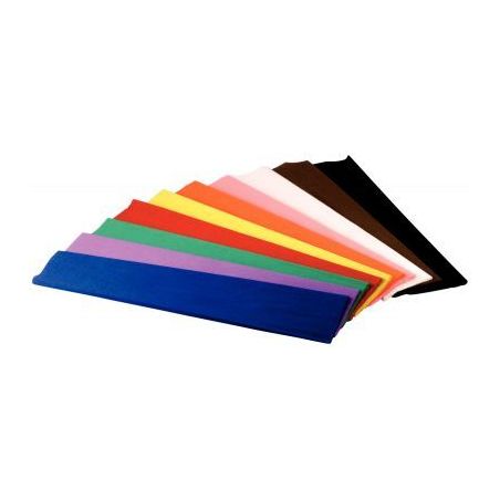 Achetez Paquet de 10 feuilles de crépon ignifugé 250x50cm assorties 914399C MAILDOR CLAIREFONTAINE..