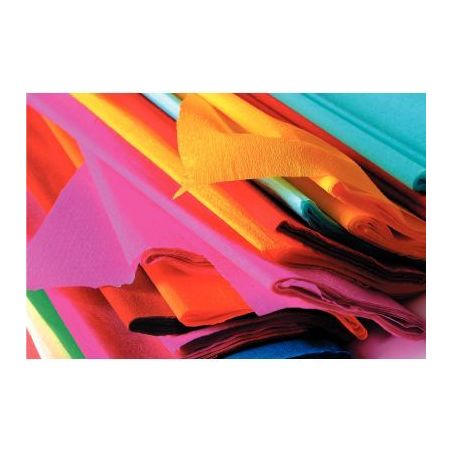 Achetez Paquet de 10 feuilles de crépon supérieur format 250 x 50 cm couleurs assorties 15922 pas ..