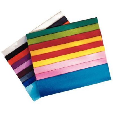 Achetez Paquet de 10 feuilles crépon ordinaire 200x50 cm jaune citron 2111 pas cher sur Ma Rentrée..