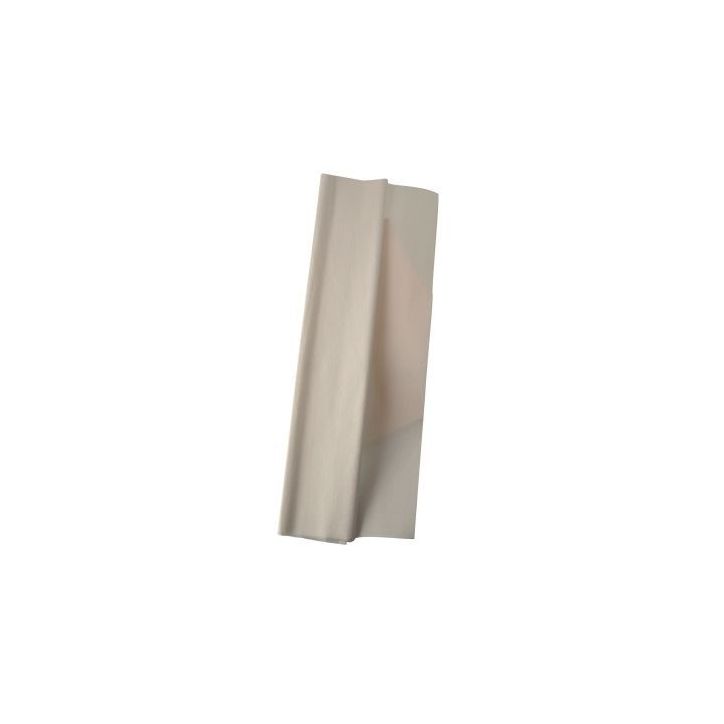 Paquet de 10 feuilles crépon supérieur 250x50 blanc 15902