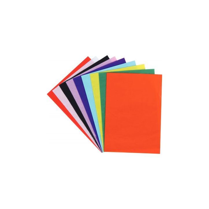 Paquet de 26 feuilles de papier de soie 50 x 70 cm vert 90050
