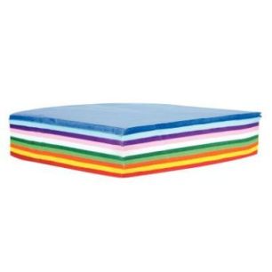 Achetez Paquet de 500 feuilles de papier de soie 16 x 16 cm couleurs assorties MAJ24945 pas cher sur..