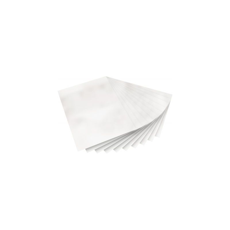 Achetez Pochette de 10 feuilles transparentes électrostatiques pour vitrail format 23 x 33 cm 45023..
