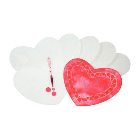 Achetez Sachet de 50 coeurs en papier diffuseur blanc format 22 x 15 cm 1111003 pas cher sur Ma Rent..