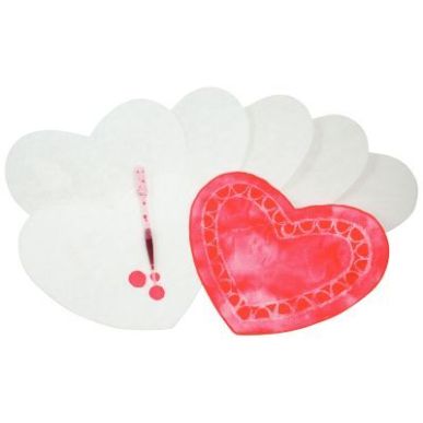 Achetez Sachet de 50 coeurs en papier diffuseur blanc format 22 x 15 cm 1111003 pas cher sur Ma Rent..