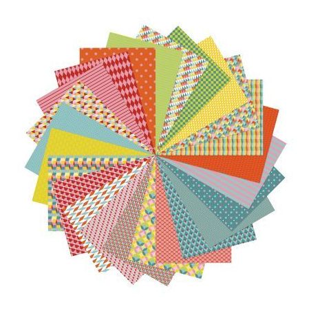 Achetez Paquet de 96 feuilles papier motif géométrique 80G A4 CC058C pas cher sur Ma Rentrée Scol..