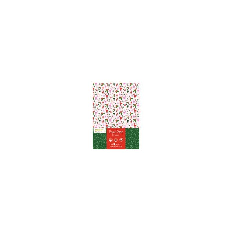 Achetez Paquet de 96 feuilles de papier motifs Noël 170 grammes 21 x 29,7 cm CC039 C pas cher sur M.. Achetez Paquet de 96 feuilles de papier motifs Noël 170 grammes 21 x 29,7 cm CC039 C pas cher sur M..
