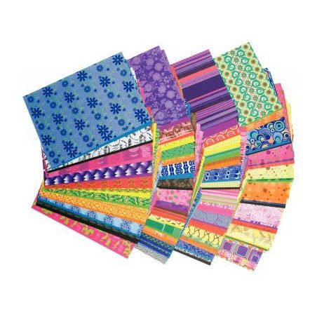 Achetez Paquet de 192 feuilles en papier motifs fantaisie assortis 74 grammes 1131831 pas cher sur M..