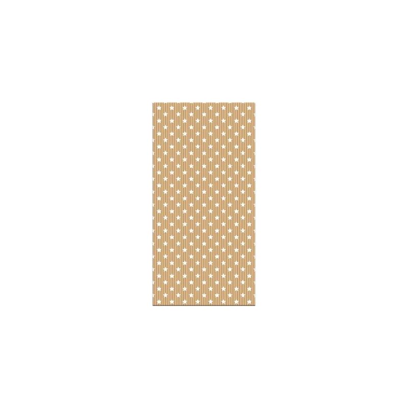 Achetez Sachet de 50 pochettes en papier kraft format 15 x 31 cm motif étoile blanche 394107C pas c..