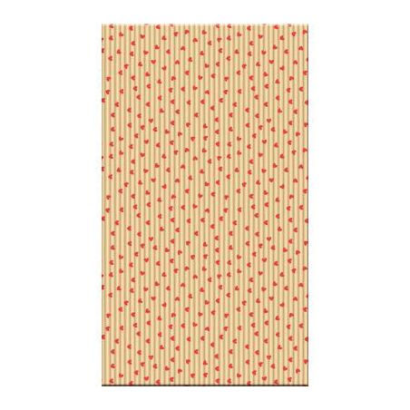 Achetez Sachet de 50 pochettes en papier kraft format 11 x 21 cm motif cur rouge 394106C pas cher ..