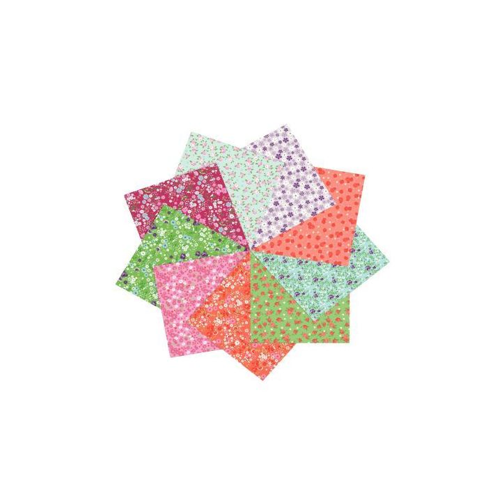Pochette de 60 feuilles Origami Liberty 20 x 20 cm 52509 O CLAIREFONTAINE