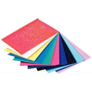 Achetez Pochette de 10 feuilles de papier pailleté 23x33 cm, 70g  10  assortis 830409 pas cher sur ..
