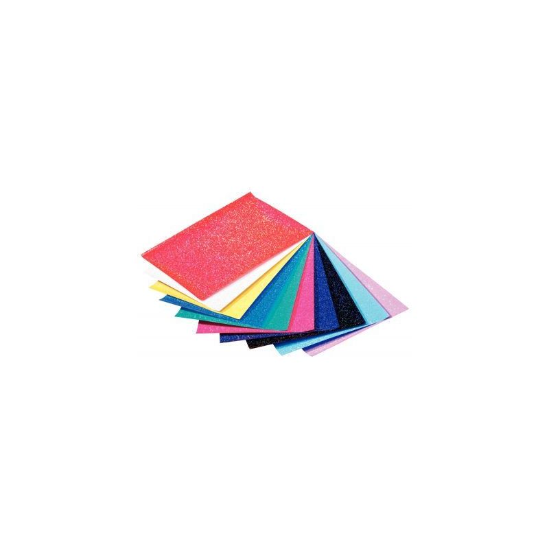 Achetez Pochette de 10 feuilles de papier pailleté 23x33 cm, 70g 10 assortis 830409 pas cher sur .. Achetez Pochette de 10 feuilles de papier pailleté 23x33 cm, 70g 10 assortis 830409 pas cher sur ..
