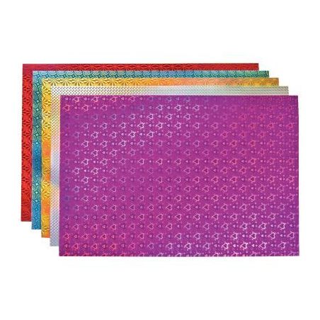 Achetez Pochette de 10 feuilles carton holographique assorties, 35 x 50 cm 354696C pas cher sur Ma R..