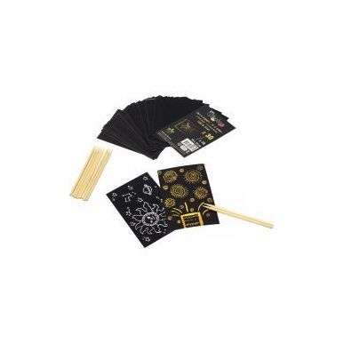 Achetez Pochette de 20 feuilles à gratter or et argent KOB-G/SB-20-2 pas cher sur Ma Rentrée Scola..