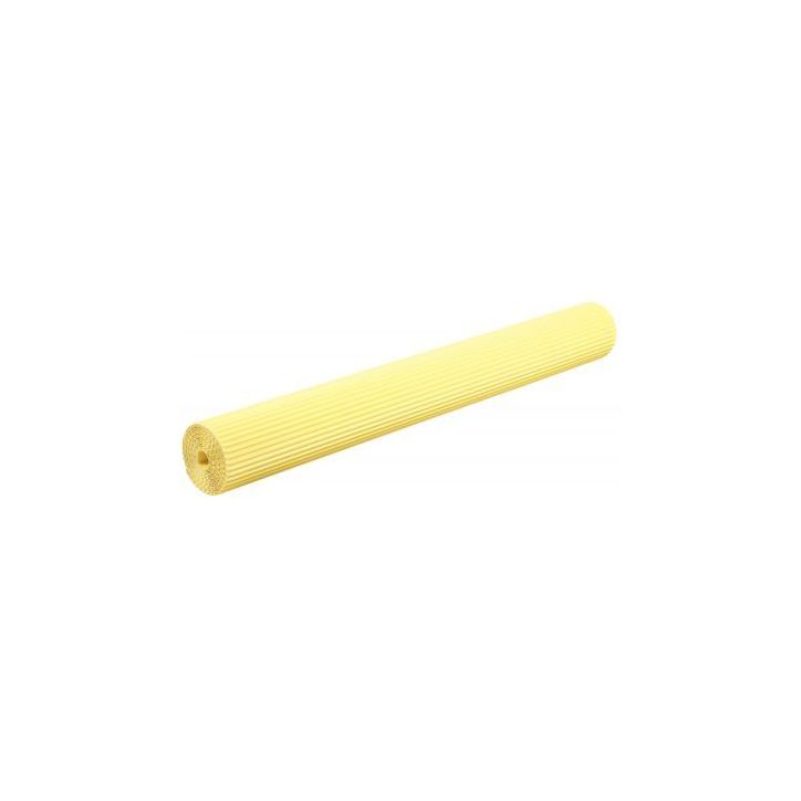 Rouleau de carton ondulé 2 x 0,70 cm couleur citron 451015C MAILDOR CLAIREFONTAINE