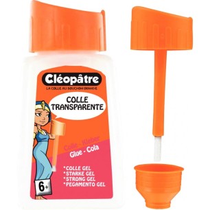 Flacon de 80 g de colle forte en gel transparente AD110P