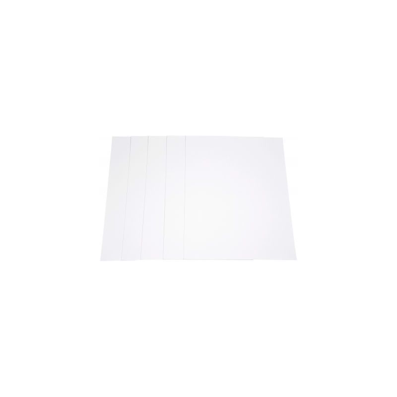 Achetez Paquet de 5 feuilles de carton épais, 2 côtés blancs, format 50 x 65 cm, 1005 g épaisseu.. Achetez Paquet de 5 feuilles de carton épais, 2 côtés blancs, format 50 x 65 cm, 1005 g épaisseu..