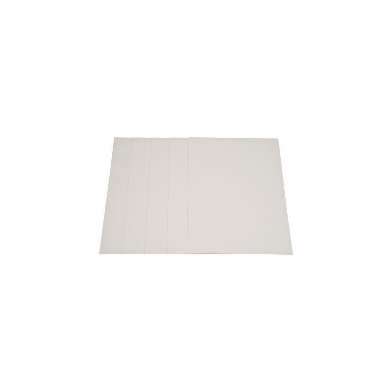 Achetez Paquet de 5 feuilles de carton épais, 2 côtés gris, format 60 x 80 cm, 1230 g épaisseur ..
