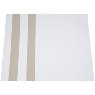 Achetez Paquet de 5 feuilles de carton 1 côté blanc, 1 côté gris format 50 x 65 cm, 640 gr C1B1G..