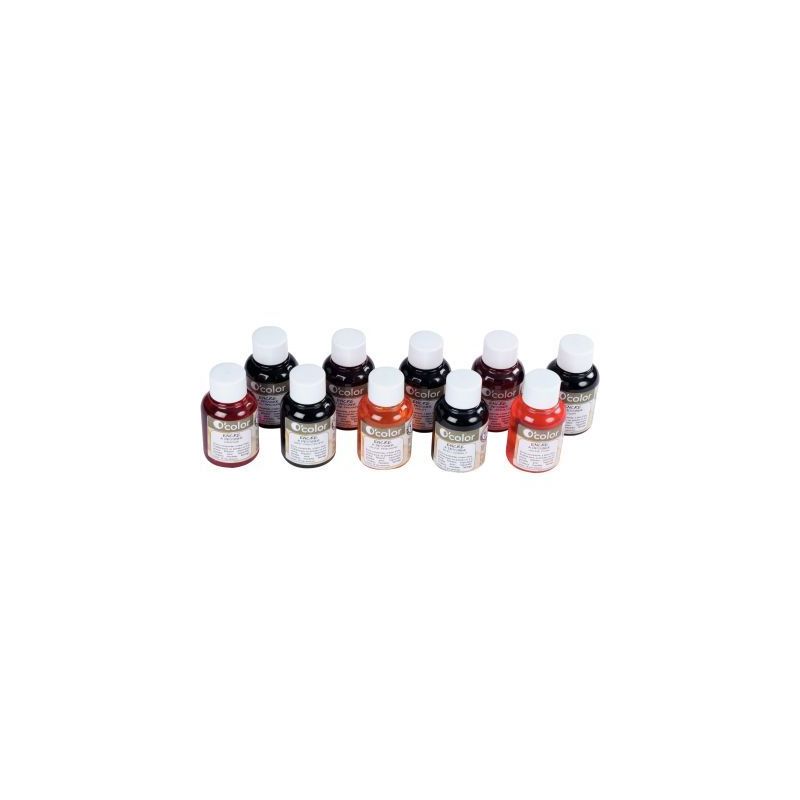 Achetez Coffret de 10 flacons de 60 ml d'encre à dessiner coloris assortis EAD10X60PET_00/28546 O'C..