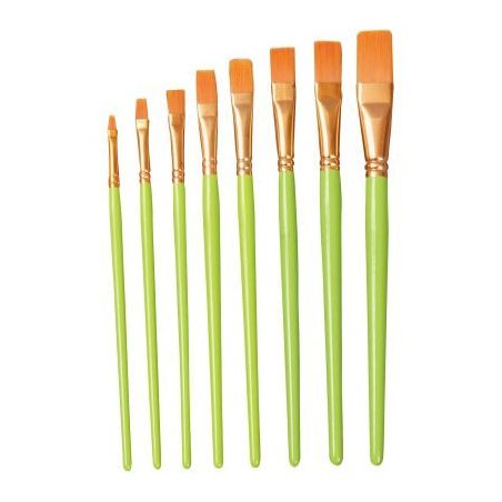 Achetez Sachet de 10 pinceaux synthétique plats n°6 2006 pas cher sur Ma Rentrée Scolaire