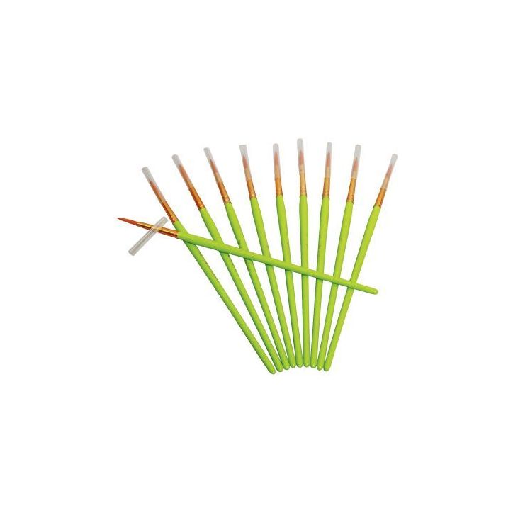 Sachet de 10 pinceaux synthétique ronds n°12 1812