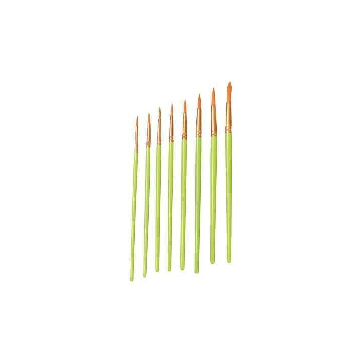 Sachet de 10 pinceaux synthétique ronds n°6 1844