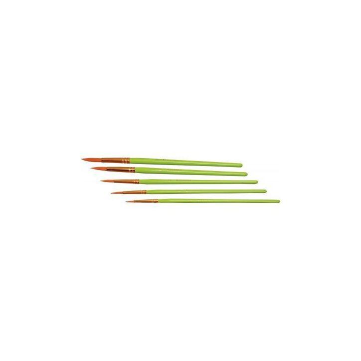 Sachet de 10 pinceaux synthétique ronds n°8 1808/12137