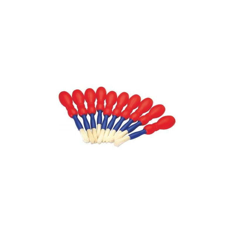 Achetez Lot de 10 pinceaux avec manche en plastique 82913/1292 pas cher sur Ma Rentrée Scolaire
