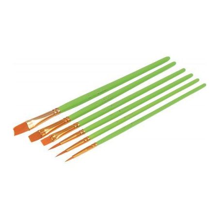 Achetez Pot de 144 pinceaux et brosses en poils synthétiques - 72 pinceaux ronds (24 n° 4 + 24 n°..