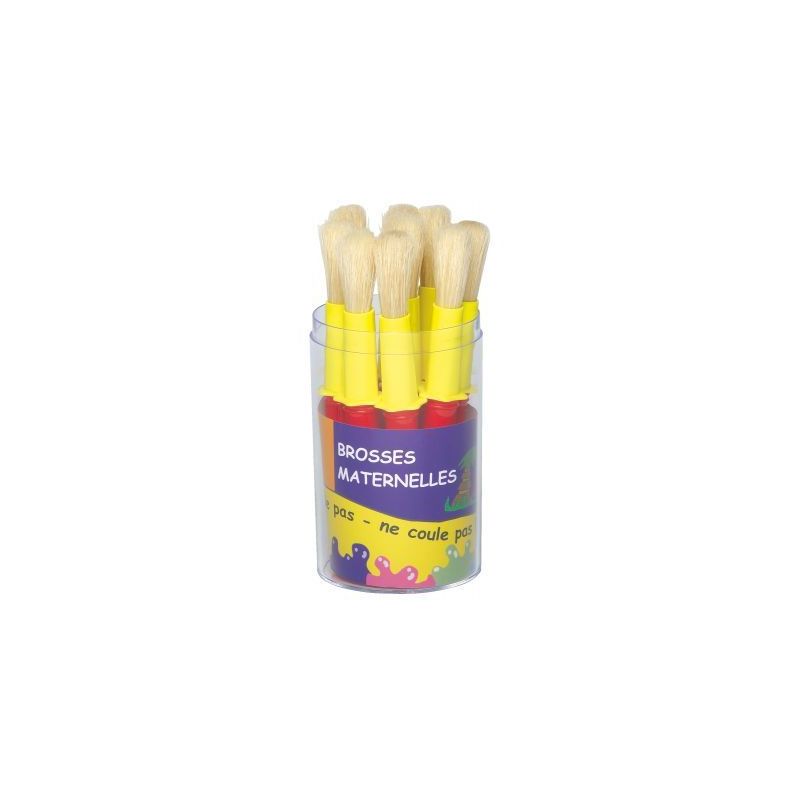 Achetez Pot de 9 brosses taille maxi, en soie de porc avec colerette anti salissure 3103087L-POT pas.. Achetez Pot de 9 brosses taille maxi, en soie de porc avec colerette anti salissure 3103087L-POT pas..