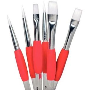 Achetez Pot de 72 pinceaux et brosses synthétiques avec grip caoutchouc ergonomique 2011/65376 pas ..