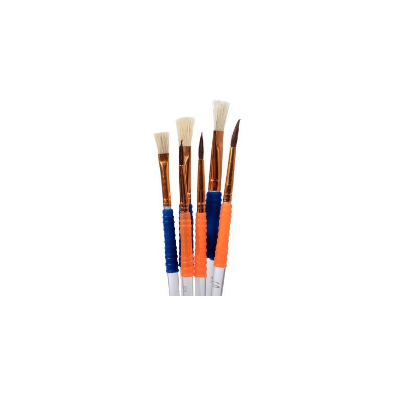Achetez Pot de 72 pinceaux et brosses avec grip caoutchouc assortis 2003/65375 pas cher sur Ma Rentr..