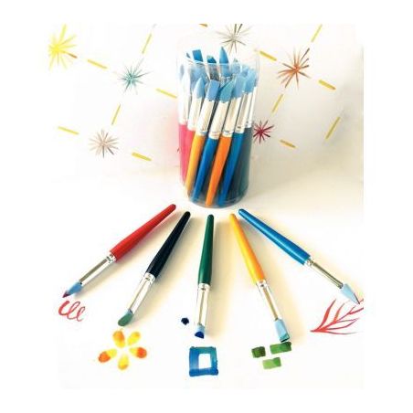 Achetez Pot de 30 sculpteurs 5 pointes assorties 68439 pas cher sur Ma Rentrée Scolaire