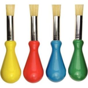 Sac de 4 brosses à pocher manche boule 3103372