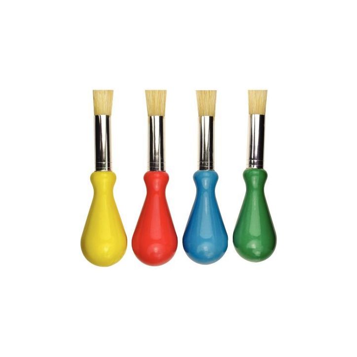 Sac de 4 brosses à pocher manche boule 3103372