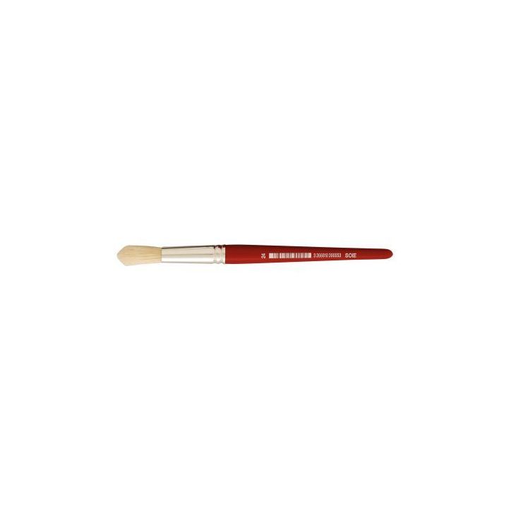Sac de 10 brosses rondes en soie N°24 MA970/24