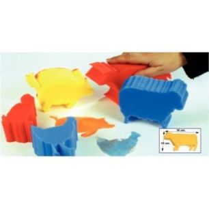 Achetez Lot  de 5 éponges géantes animaux 800130 pas cher sur Ma Rentrée Scolaire