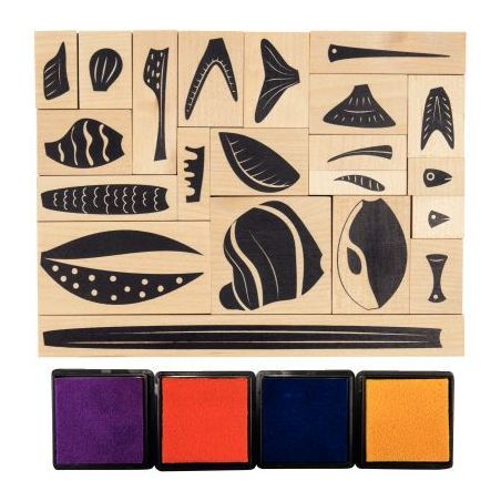 Achetez Tampons encreurs poissons 17x13cm L740222 pas cher sur Ma Rentrée Scolaire