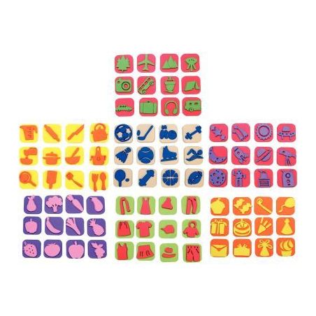 Achetez Maxi pack de 84 mini tampons 3.5cm L741084 pas cher sur Ma Rentrée Scolaire