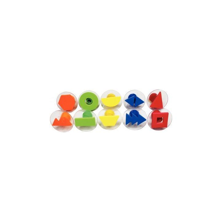 Set de 10 tampons D. 7,5 cm EVA les formes L740001